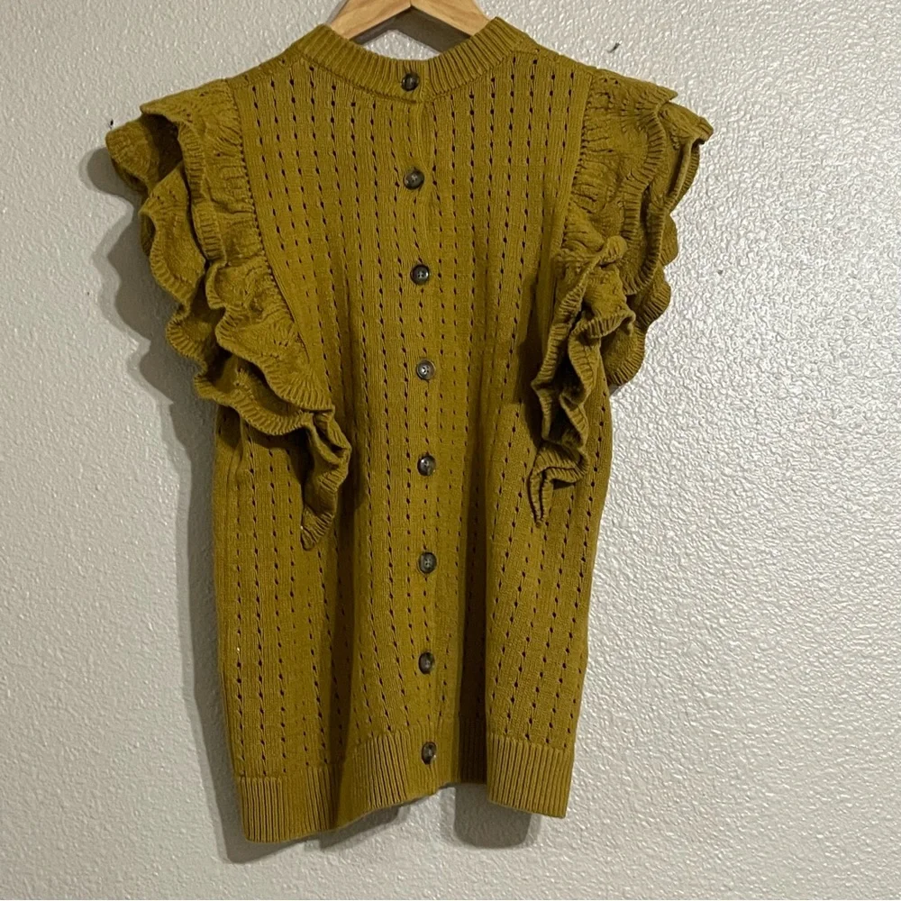 Who What Wear‎ Mustard Knit Sweater